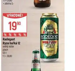 Globus Pivo radegast ryze hořká 12 nabídka