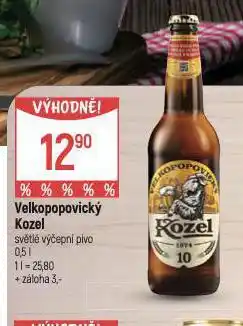 Globus Pivo velkopopovický kozel 10 nabídka