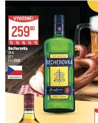 Globus Becherovka nabídka