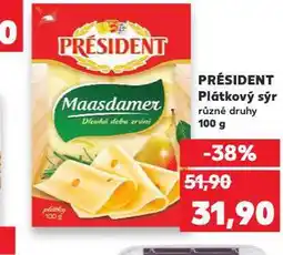 Kaufland Président sýr nabídka