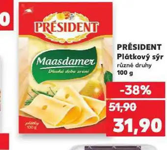 Kaufland Président sýr nabídka