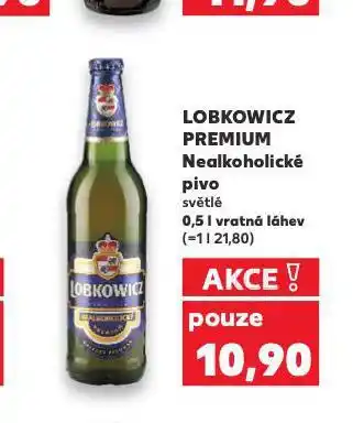 Kaufland Pivo lobkowicz nealko nabídka