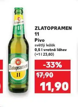 Kaufland Pivo zlatopramen nabídka