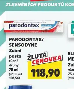 Kaufland Sensodyne zubní pasta nabídka