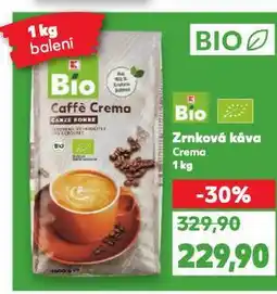 Kaufland Bio zrnková káva nabídka