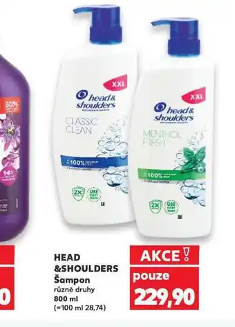 Kaufland Head & shoulders šampon na vlasy nabídka