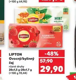 Kaufland Lipton čaj nabídka