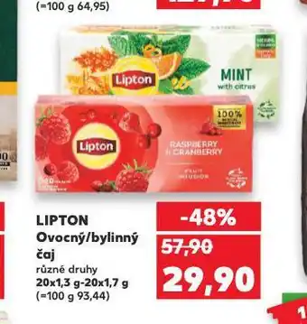 Kaufland Lipton čaj nabídka