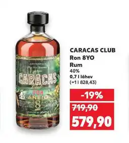 Kaufland Caracas club rum nabídka