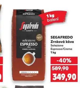 Kaufland Káva segafredo nabídka