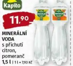 Terno MINERÁLNÍ VODA i s příchutí citron, pomeranč nabídka