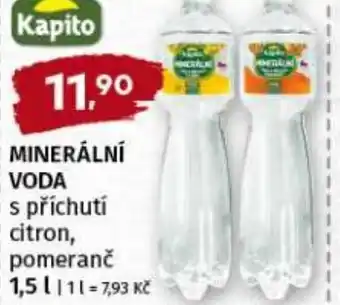 Terno MINERÁLNÍ VODA i s příchutí citron, pomeranč nabídka