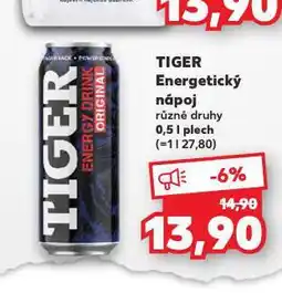 Kaufland Tiger energy drink nabídka