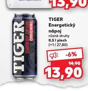 Kaufland Tiger energy drink nabídka