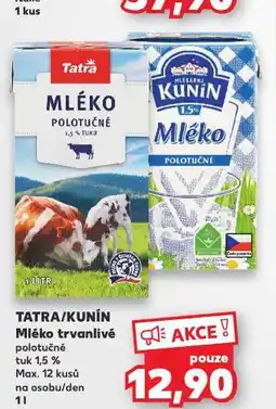 Kaufland Tatra mléko nabídka