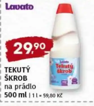 Terno TEKUTÝ ŠKROB na prádlo nabídka