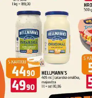 Terno Hellmann´s tatarská omáčka, majonéza nabídka