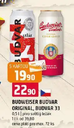 Terno Pivo budvar 33 nabídka