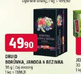 Terno Druid ovocný čaj nabídka