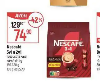 Globus Nescafé 3v1, 2v1 nabídka