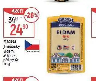 Globus Madeta jihočeský eidam 45% nabídka