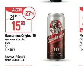 Globus Pivo gambrinus originál 10 nabídka