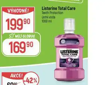 Globus Listerine ústní voda nabídka