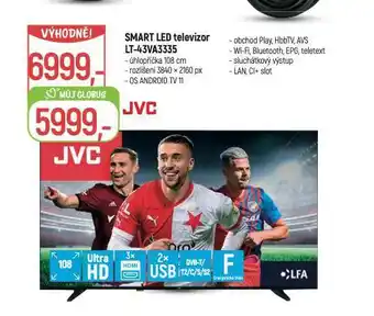 Globus Smart led televizor jvc 108 cm nabídka