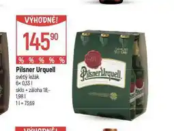 Globus Pivo pilsner urquell nabídka