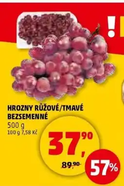 Penny Market HROZNY RŮŽOVÉ/TMAVÉ BEZSEMENNÉ nabídka