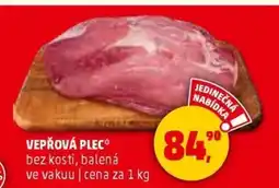 Penny Market VEPŘOVÁ PLEC* bez kosti, balená nabídka