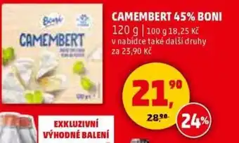 Penny Market CAMEMBERT 45% BONI nabídka