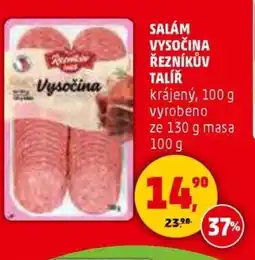 Penny Market SALÁM VYSOČINA ŘEZNÍKŮV TALÍŘ nabídka