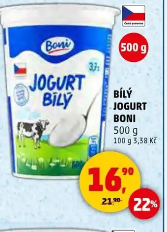 Penny Market BILY JOGURT BONI nabídka