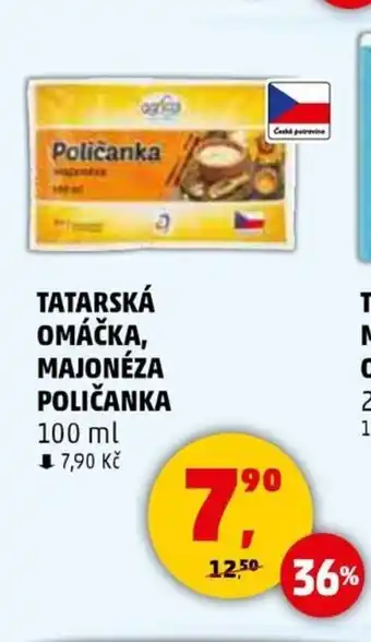 Penny Market Tatarská омаска, majonéza poličanka nabídka