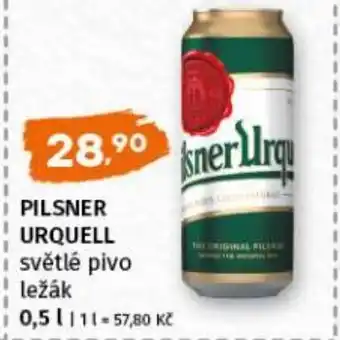 Terno PILSNER URQUELL světlé pivo ležák nabídka