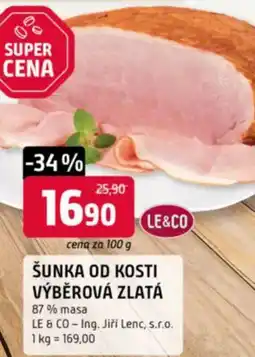 Trefa Šunka od kosti výběrová zlatá nabídka