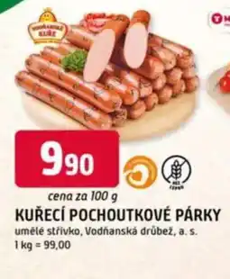 Trefa Kuřecí pochoutkové párky nabídka