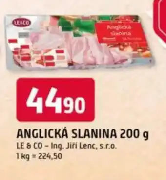 Trefa Anglická slanina nabídka