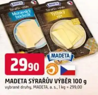 Trefa MADETA Sýrařův výběr nabídka