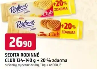 Trefa SEDITA RODINNÉ Club nabídka