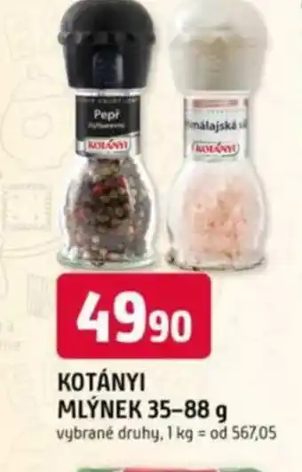 Trefa KOTÁNYI Mlýnek nabídka