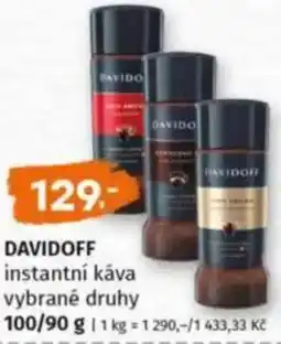 Trefa DAVIDOFF instantní káva nabídka