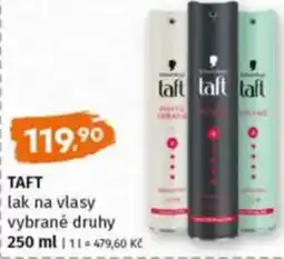 Trefa TAFT lak na vlasy nabídka