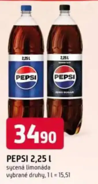 Trefa PEPSI sycena limonáda nabídka