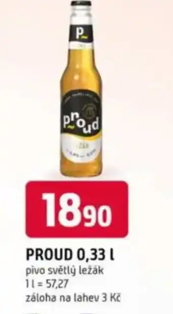 Trefa PROUD pivo světlý ležák nabídka