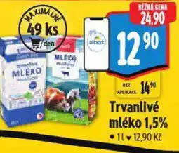 Albert Trvanlivé mléko 1,5% nabídka