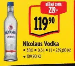 Albert Nicolaus Vodka nabídka