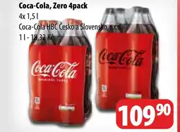 Partner Maloobchodní síť Coca-cola, zero 4pack nabídka