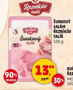 Penny Market Šunkový salám řezníkův talíř nabídka